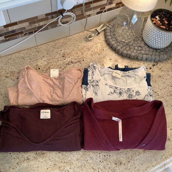 Soma Other - Soma Pajama Top Bundle [Set of 4] Size Large